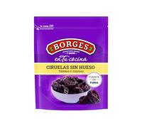Borges Ciruelas Sin Hueso Borges De Temporada, Alto contenido en vitamina A y B3, Potasio, Magnesio y Calcio, Sin Aceite de Palma, Vegano, Paquete de 200 gramos