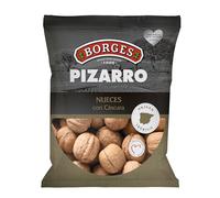 Borges - Nueces con Cáscara Finca Pizarro Borges - Producto de España - Con Abre Nueces - Alto contenido en Omega 3 - Ricas en Antioxidantes - Frutos Secos sin Gluten - Paquete de 500 gramos.