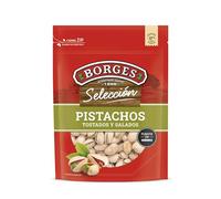 Borges - Pistachos Tostados Al Punto de Sal Selección Borges - Alto contenido en vitamina B6 y E. Ricos en Magnesio, Hierro y Calcio - Frutos Secos Sin Gluten - Paquete de 780 gramos.