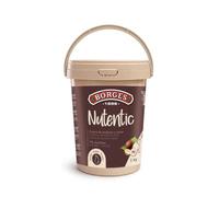 Borges Professional - Crema de Avellana y Cacao 7% Fluida 1kg | Vegana, Sin Gluten, Sin Lactosa, Baja en Azúcares, Sin Aceites Tropicales para Untar, Desayunos, Repostería y Uso Diario