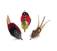 BORGES & SCOTT Adorno de Plumas para Sombreros (Plumas Millinery) - Pack de 8