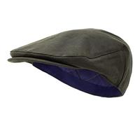 Borges & Scott The Drake - Impermeable - Gorra Plana Tradicional de Cera, verde oliva, XL