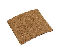 BORGES & SCOTT Tiras Reductoras de Sombrero Tradicionales de Corcho - Auto-Adhesivas - Juego de 6