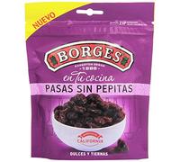 Borges - Uvas Pasas de la Variedad Thompson Sin Semillas - Bolsa de 150 Gramos.