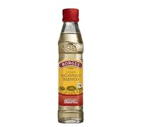Borges - Vinagre Balsámico Bianco de Módena - Con denominación de Origen I.G.P. - Sin Azúcares añadidos - Ideal para pescados delicados, vinagretas y postres - Botella de vidrio Pack 12x250 ml
