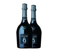 Borgo Molino Millesimato Spumante Glera Brut Prosecco di Valdobbiadene Superiore di Cartizze 75 cl Espumoso blanco (Caja de 2 Botellas de 75 cl)