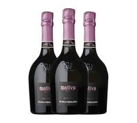 Borgo Molino Motivo Spumante Rosé Extra Dry Extra Seco Marca Trevigiana 75 cl Espumoso rosado (Caja de 3 Botellas de 75 cl)