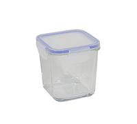 Borgonovo Unbranded 8012720 Superblock - Caja con Tapa Rectangular (Cristal, 83,5 cl, 12,2 x 12,2 x 12 cm), Color Transparente