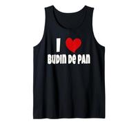 Boricua Food Lovers Puerto Rico Me Encanta Budin de Pan Camiseta sin Mangas