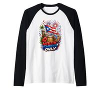 Boricua hasta La Médula Wepa Energía Camiseta Manga Raglan