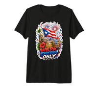 Boricua hasta La Médula Wepa Energía Camiseta Premium