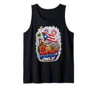 Boricua hasta La Médula Wepa Energía Camiseta sin Mangas