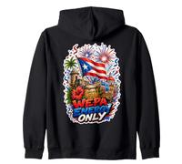 Boricua hasta La Médula Wepa Energía Sudadera con Capucha