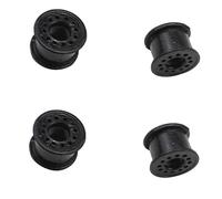 Borimend 4 unidades de palanca de cambios de engranaje de palanca de cambio de cable portátil de plástico Junta Negro 4S6P7412AA para Fiesta Focus