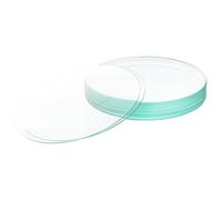 BorinGlass Cristal de Reloj con 120 mm de Diámetro Exterior, Plato Evaporador de Vidrio Borosilicatado Y Tapa de Vaso de Laboratorio para Experimentos de Laboratorio