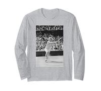 Boris Becker en la final masculina de tenis de Wimbledon 1985 Manga Larga
