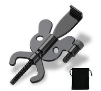 BORISCA Cerradura Portatil Puerta Viaje Ajustable Seguro Puerta Hotel con Bolsa, Seguridad y Privacidad Pestillo de Bolsillo para Puerta, Acero Inoxidable Pestillo Portatil para Hotel, Dormitorio