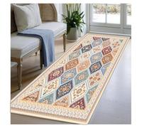BORKOY Alfombra Tonos Vibrantes de Pasillo y Cocina Antideslizante Lavable en Lavadora Alfombras Largas de Microfibra Suave Personalizable en Tamaño para Dormitorio Baño y Entrada 50x200cm