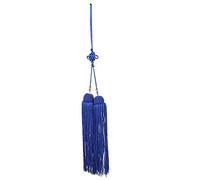 Borla de Espada Chino Kungfu Taiji Espada Borla de Seda Larga Zhong Hua Wushu Tai Chi Artes Marciales Chinas Borla de Espada Ejercicio Rendimiento Accesorios Espada(Borla de Espada Corta Azul Real)