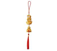 Borla de Nudo de Serpiente de Riqueza China - Charm de lingote Colgante | Borlas portátiles para decoración del hogar, Colgante de Buena Suerte para Sala de Estar, Dormitorio, Sala de Estudio