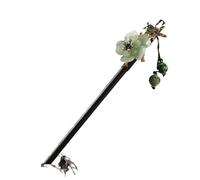 Borla paso sacudiendo horquilla palillo de pelo adorno for el cabello Pan tocado de pelo accesorios for el cabello de flores(2-Cold smoke and gre)