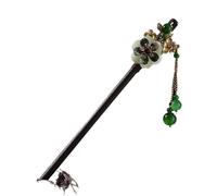 Borla paso sacudiendo horquilla palillo de pelo adorno for el cabello Pan tocado de pelo accesorios for el cabello de flores(5-Spring wave green)