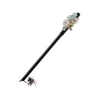 Borla paso sacudiendo horquilla palillo de pelo adorno for el cabello Pan tocado de pelo accesorios for el cabello de flores(4-Blue sky)