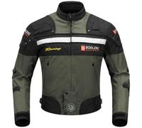 BORLENI Chaqueta moto, protecciones conformes a CE, otoño-invierno, D020