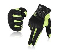 BORLENI Guantes de Moto, Dedo Completo Guantes de Moto con Pantalla Táctil Guantes de Nudillos