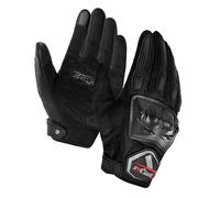 BORLENI Guantes de Moto, Dedo Completo Transpirable Guantes de Moto con Pantalla Táctil Guantes de Nudillos Verano