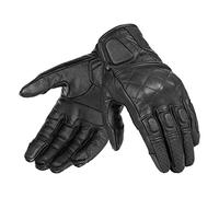 BORLENI Guantes Moto Verano Hombre en Piel de Cabra con Protecciones CE - Guantes Moto Hombre