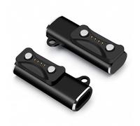 BORLTER CLAMP Adaptador de Carga para Reloj Polar, Adaptador de Carga USB-C con Llavero Portátil, Compatible con Polar Vantage V3/Pacer/Pro/Vantage M3 /Ignite 3/Grit X2, Negro