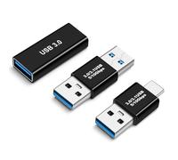 BORLTER CLAMP USB Tipo C a USB A 3.0 Cable Acoplador Macho Hembra, para Conectar Extremos Cordón, Conector de Extensión