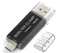 BorlterClamp - Memoria USB 3.0 para Smartphones Android, Samsung Galaxy S9/S8/Note 9, LG, Tablets y Ordenadores