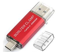 BorlterClamp - Memoria USB 3.0 para smartphones Android, Samsung Galaxy S9/S8/Note 9, LG, tablets y ordenadores