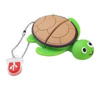 BorlterClamp Memoria USB de 32 GB, Unidad Flash Patrón de Tortuga Marina Lindo USB Memory Stick, Regalo para Estudiantes y Niños