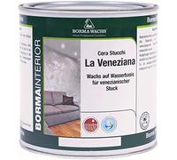 Borma Wachs Cera para pulir estuco Veneciano a base de ceras naturales dispersas en agua que nutre y regenera - 750 ml -