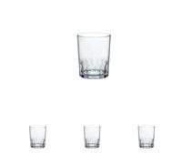 Bormioli 6 Vasos de vidrio, Saboya 25 Cl (Paquete de 4)