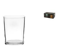 Bormioli Luigi Paquete De 6 Vasos Topclass Cuadrados De Vidrio Cl. 35