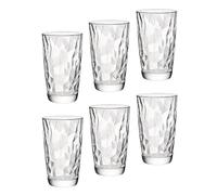 Bormioli Rocco 1333700 Juego de 6 vasos de cristal Diamond Cool Cl47 Decoración de mesa