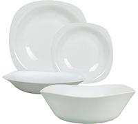 Bormioli Rocco 179591 - Vajilla de 19 Piezas, Color Blanco
