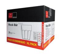 BORMIOLI ROCCO 3029020 - Caja de 36 vasos Rockbar de cristal, 20 cl