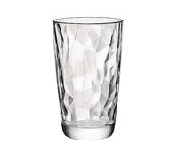 Bormioli Rocco 350240 Diamond Trasparente - Vaso Alto (470 ml, Cristal, 6 Unidades), Transparente