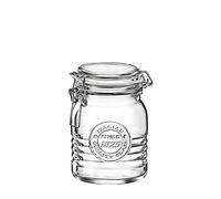 Bormioli Rocco 540637MTV121990 - Juego de 6 tarros con tapa basculante, vidrio, Transparente, 17 Ounce
