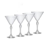 Bormioli Rocco America '20s - Vaso Martini de 8.5 onzas, transparente, juego de 4