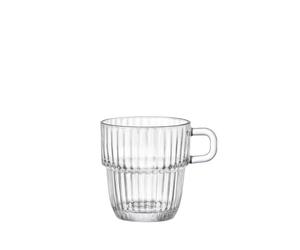 Bormioli Rocco Barshine - Juego de 12 tazas de té o café apilables de 8.5 onzas, transparentes
