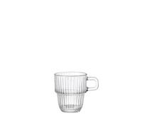 Bormioli Rocco Barshine - Juego de 12 vasos de café espresso apilables de 3 onzas, transparentes, juego de 12
