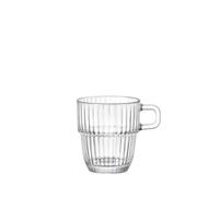 Bormioli Rocco Barshine - Juego de 12 vasos de café expreso dobles apilables de 6 onzas, transparentes,