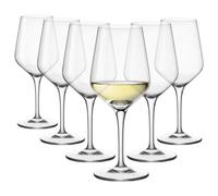 Bormioli Rocco - Copas Electra Copa de vino transparente para toda ocasión, Juego de 6 copas de degustación