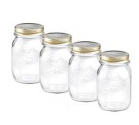 Bormioli Rocco Quattro Stagioni Jar - .50L // 17 oz - Juego de 4 piezas